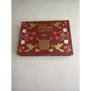 Floral Bird Golf Tees Rose Gold Red Flower Gift Box Lady Golfer 4 PCS NEW in Box